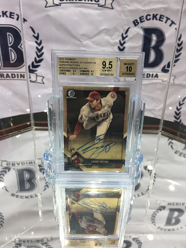Shohei Ohtani Superfractor Autograph Draws International Attention
