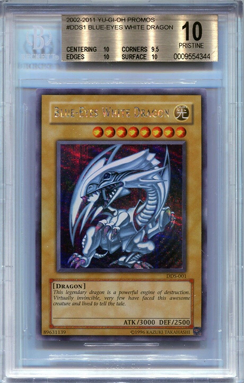 Yu-Gi-Oh Blue-Eyes White Dragon Dark Duel Stories Promo Sells for $2,500