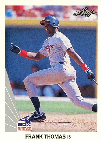 1990 Leaf Frank Thomas Rookie Card