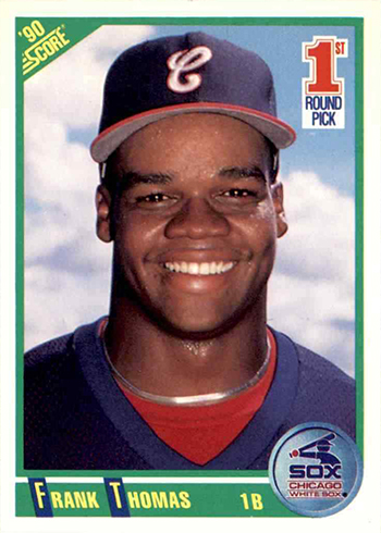 1990 Score Frank Thomas Rookie Card