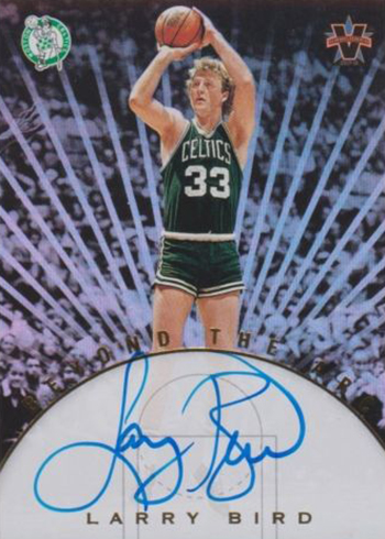 2017-18 Panini Vanguard Basketball Beyond the Arc Scripts Larry Bird