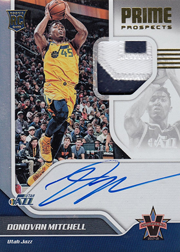 2017-18 Panini Vanguard Basketball Prime Prospects Donovan Mitchell