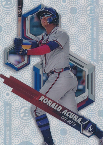 2018 Bowman High Tek Circles Ronald Acuna