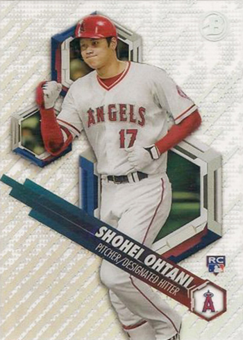 2018 Bowman High Tek Stripe Shohei Ohtani
