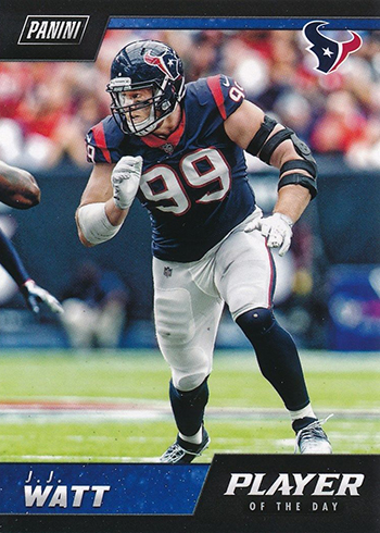 2018 Panini Player of the Day Football JJ Watt
