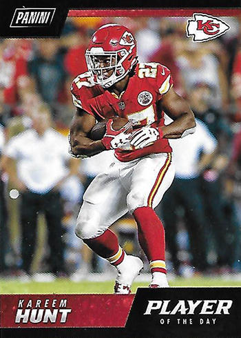 2018 Panini NFL Player of the Day Base Kareem Hunt