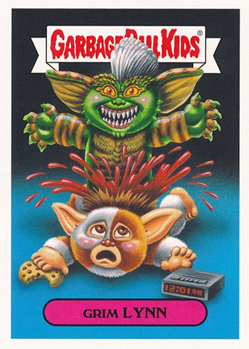 2018 Topps Garbage Pail Kids Oh the Horror-ible 80s Horror Grim Lynn