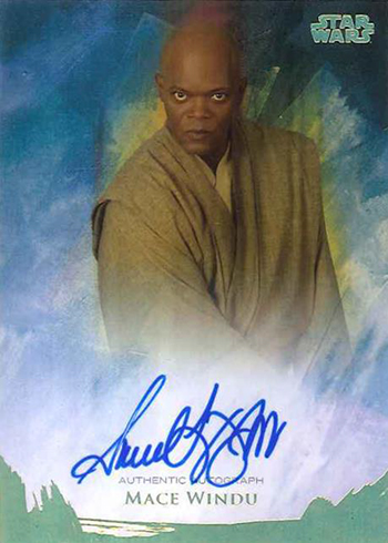 2018 Topps Star Wars Stellar Signatures Samuel L Jackson