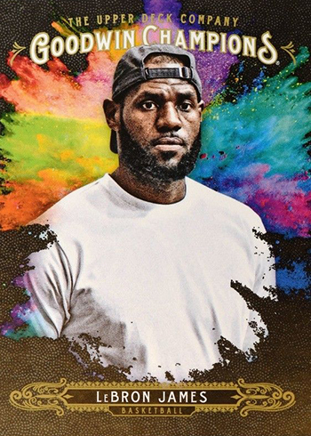 2018 Upper Deck Goodwin Champions 150 LeBron James Splash of Color