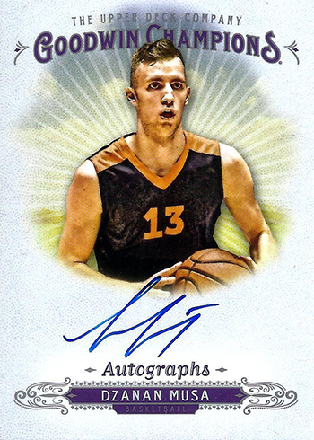 2018 Upper Deck Goodwin Champions Autographs Dzanan Musa
