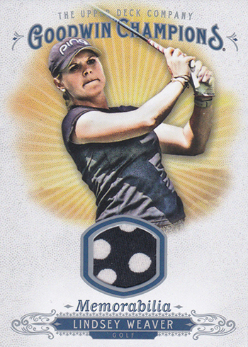 2018 Upper Deck Goodwin Champions Memorabilia Lindsey Weaver