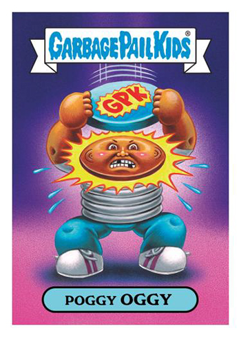 2019 Topps Garbage Pail Kids We Hate the 90s Base Poggy OGGY