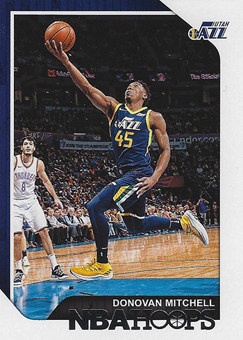 2018-19 Panini NBA Hoops Basketball Donovan Mitchell