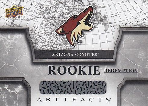 2018-19 Upper Deck Artifacts Hockey Rookie Redemption