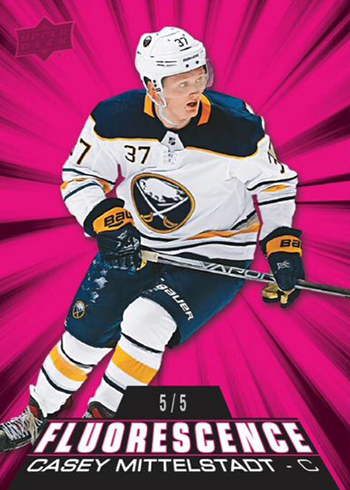 2018-19 Upper Deck Series 2 Hockey Fluoresence