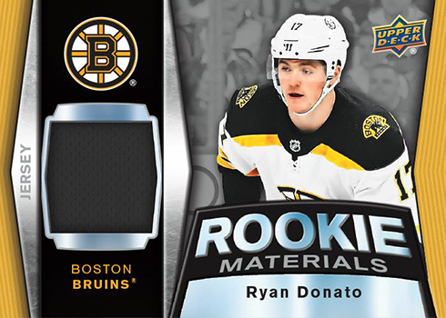 2018-19 Upper Deck Series 2 Hockey Rookie Materials