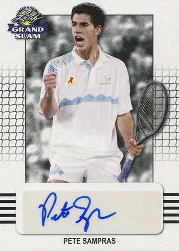 2018 Leaf Grand Slam Tennis Pete Sampras Autograph
