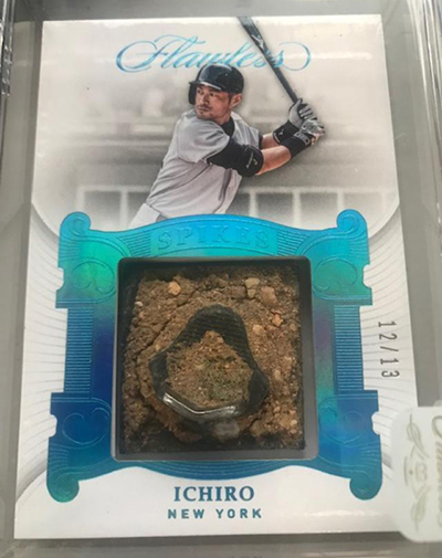 2018 Panini Flawless Baseball Spikes Ichiro