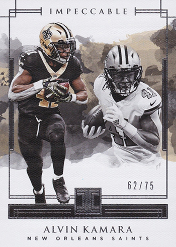 2018 Panini Impeccable Football Alvin Kamara