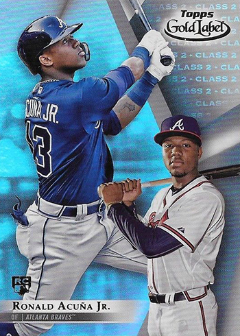 2018 Topps Gold Label Baseball Ronald Acuna Jr Class 2