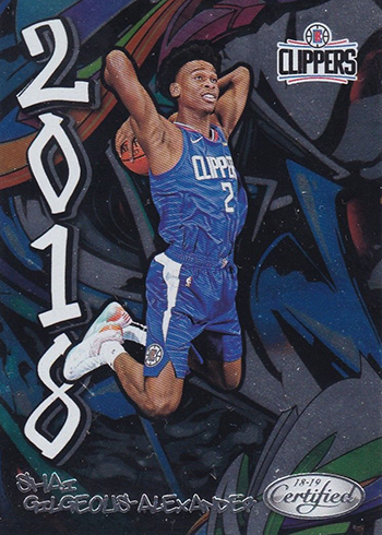 2018-19 Panini Certified Basketball 2018 Shai Gilgeous-Alexander