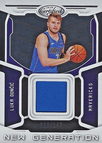 2018-19 Panini Certified Basketball New Generation Luka Doncic