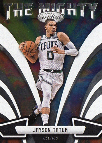 2018-19 Panini Certified Basketball The Mighty Jayson Tatum