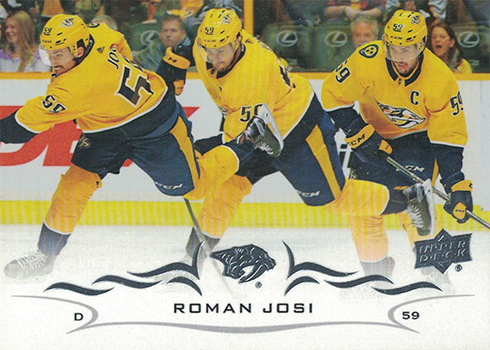 2018-19 Upper Deck Triple Exposure Variations 104 Roman Josi