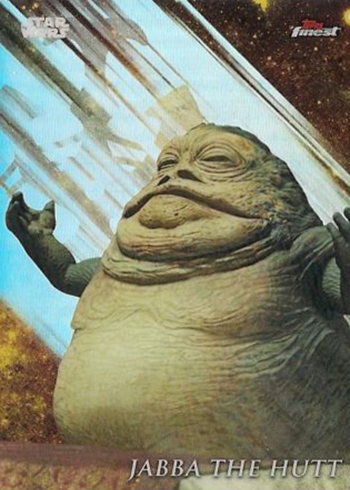 2018 Topps Star Wars Finest 114 Jabba the Hutt SP