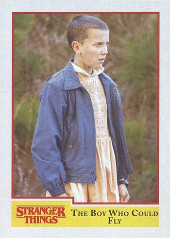 stranger things season one trading cards