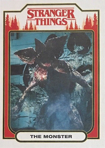 stranger things season one trading cards