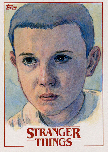 2018 Topps Stranger Things Sketch Card Dan Bergren