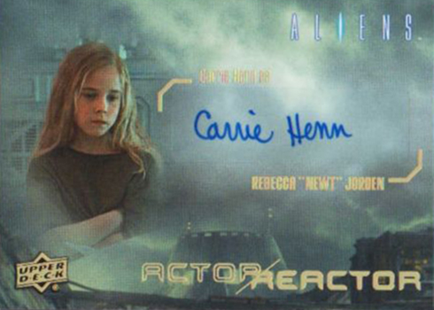 2018 Upper Deck Aliens Autographs Carrie Henn