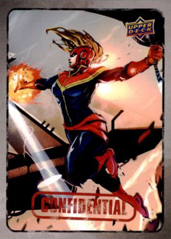 2015 Upper Deck Marvel Dossier Base Captain Marvel