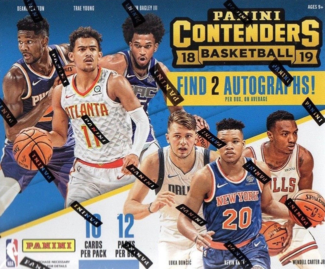 2018-19 Panini Contenders Basketball Hobby Box