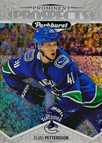 2018-19 Parkhurst Hockey Prominent Prospects Elias Pettersson
