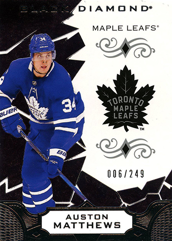 2018-19 Upper Deck Black Diamond Hockey Auston Matthews