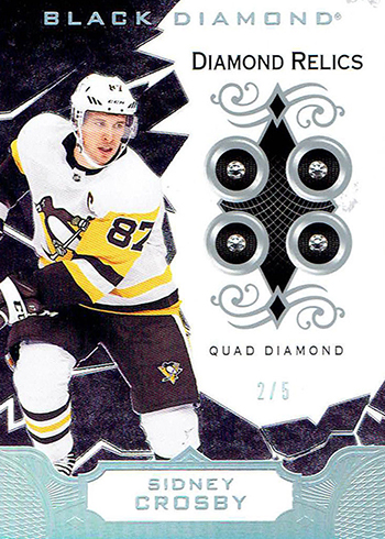 2018-19 Upper Deck Black Diamond Hockey Diamond Relics Sidney Crosby