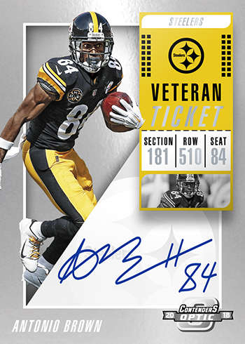 2018 Panini Contenders Optic Football Veteran Ticket Autographs