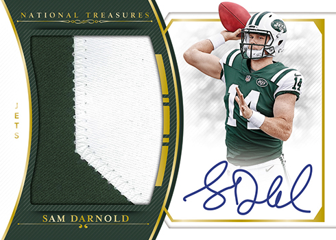2018 Panini National Treasures Football Rookie Material Signature
