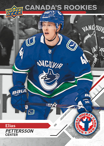 2019 Upper Deck National Hockey Card Day Canada Canadas Rookies Elias Pettersson