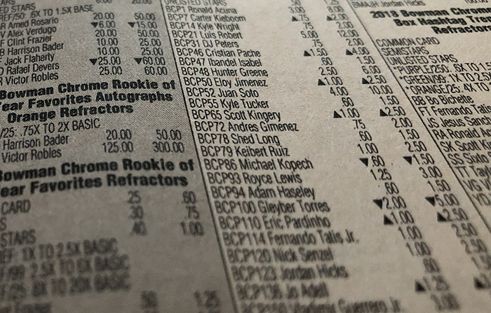 How the Arrows Work and What They Mean in the Beckett Price Guide - Where Can I Buy A Beckett Price Guide