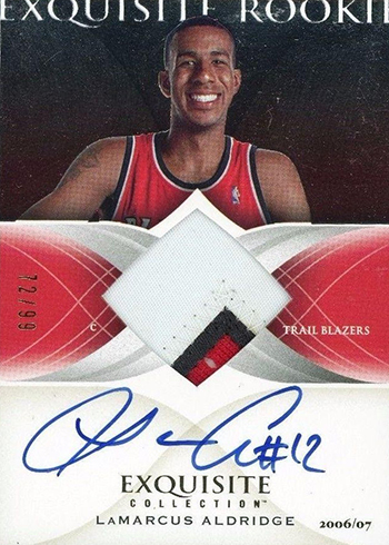2006-07 Upper Deck Exquisite LaMarcus Aldridge RC