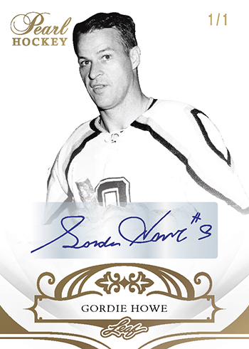 2017-18 Leaf Pearl Hockey Base Autographs