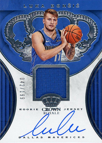 2018-19 Panini Crown Royale Basketball Luka Doncic Rookie Silhouettes
