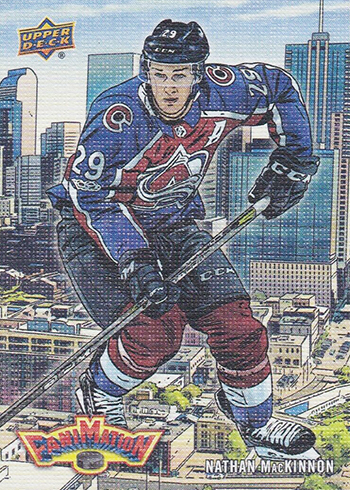 2018-19 Upper Deck Series 2 Hockey Fanimation F-17 Nathan MacKinnon
