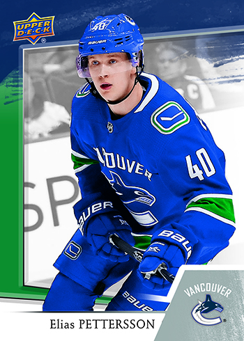 2018-19 Upper Deck Subway Vancouver Canucks F1 Elias Pettersson
