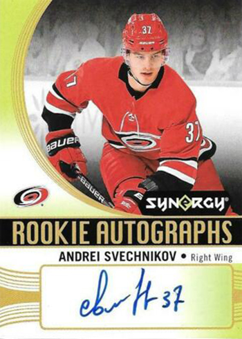 2018-19 Upper Deck Synergy Hockey Autographs Andrei Svechnikov