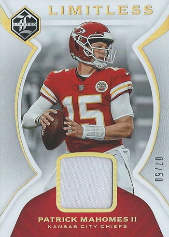 2018 Limited Football Limitless Materials Patrick Mahomes