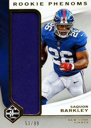 2018 Limited Football Rookie Phenoms Saquon Barkley